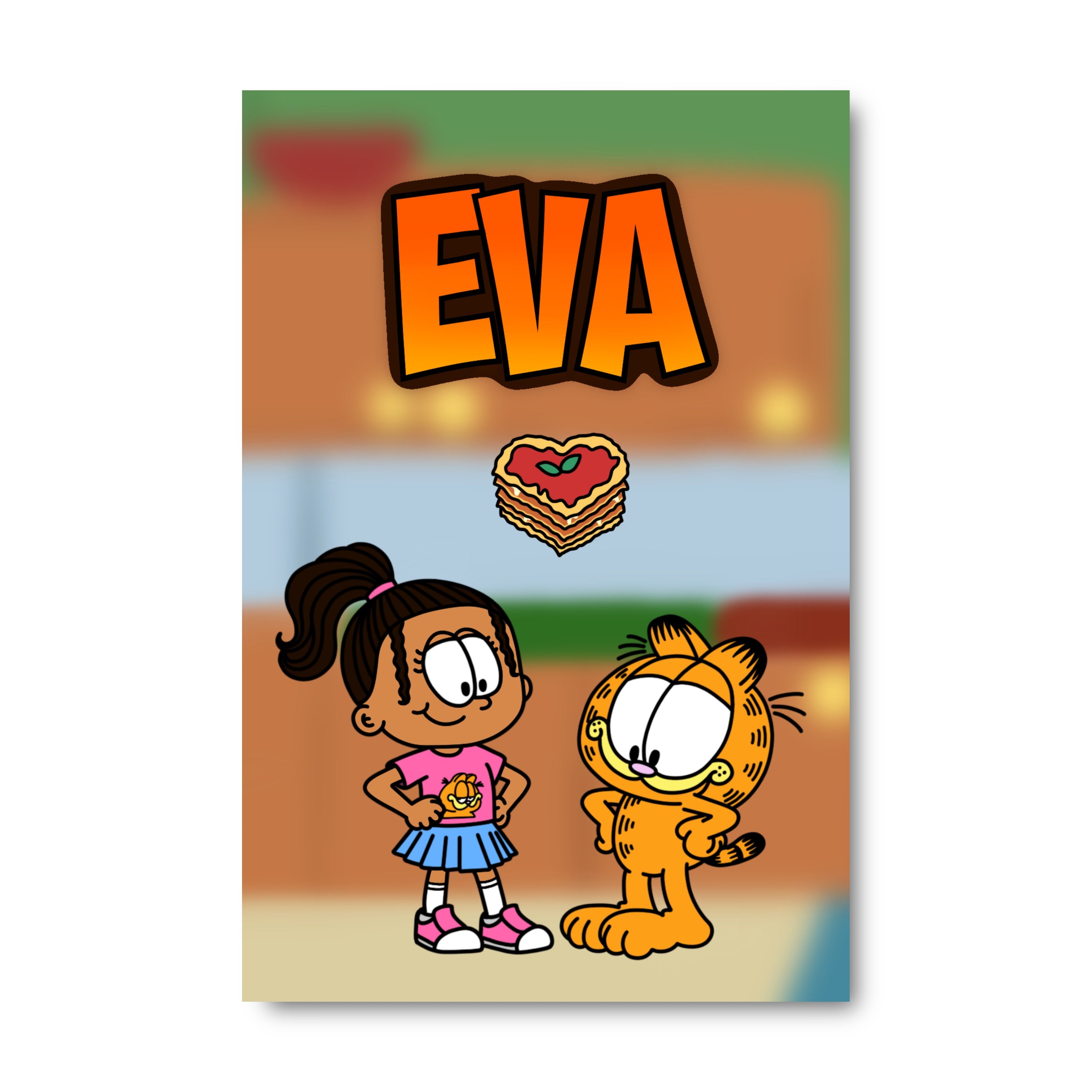 Garfield Inspired Poster - Personalised