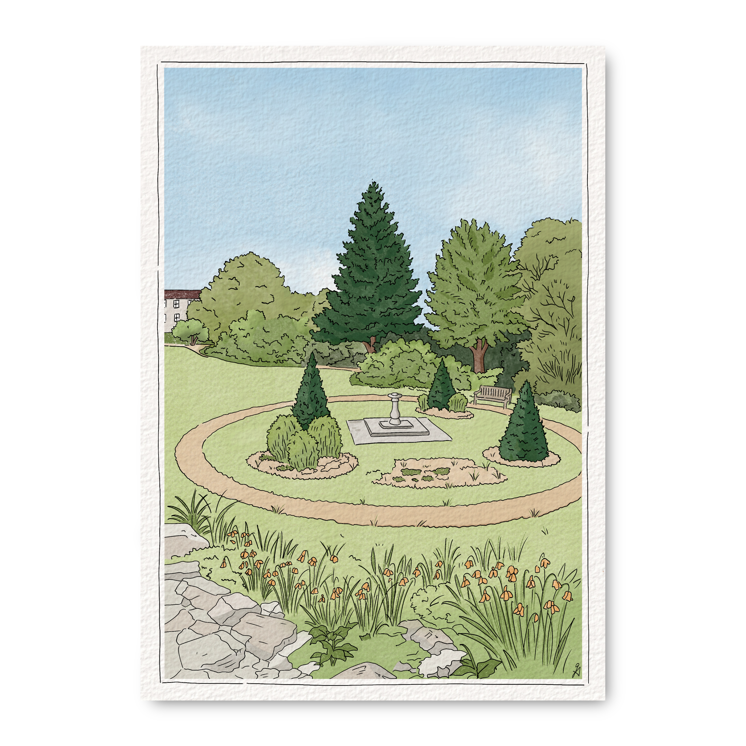 'Secret Garden' Print
