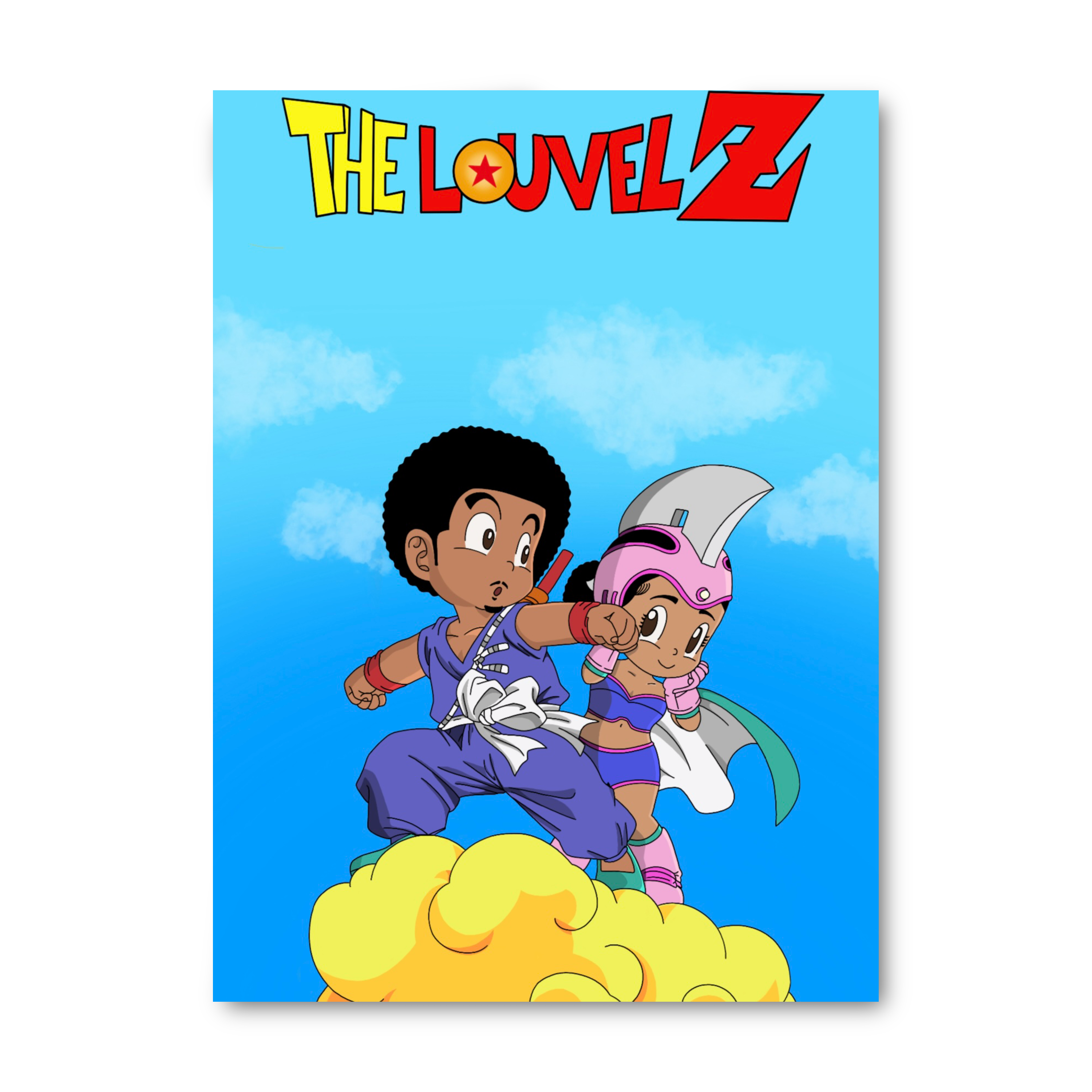 Dragonball Z Inspired Poster - Personalised